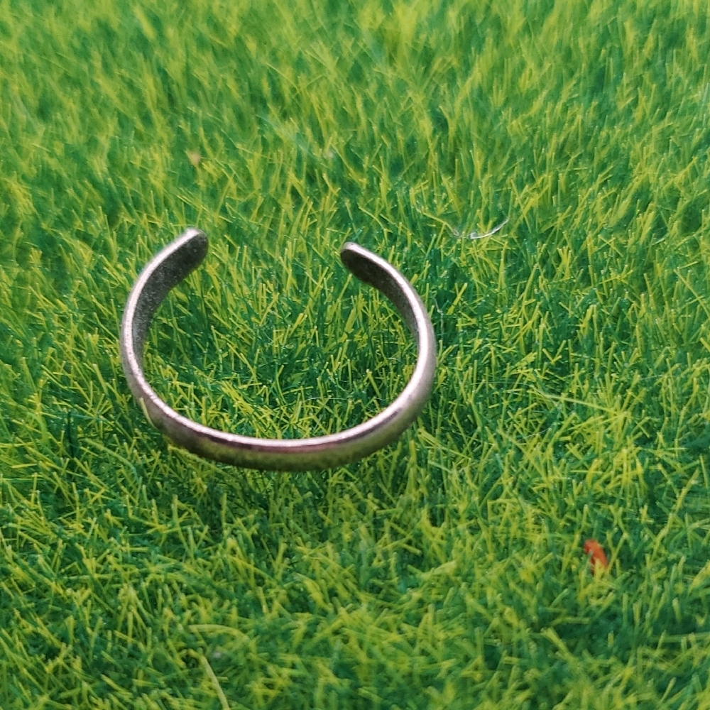 Antique Sterling Silver Adjustbale Size Ring R805